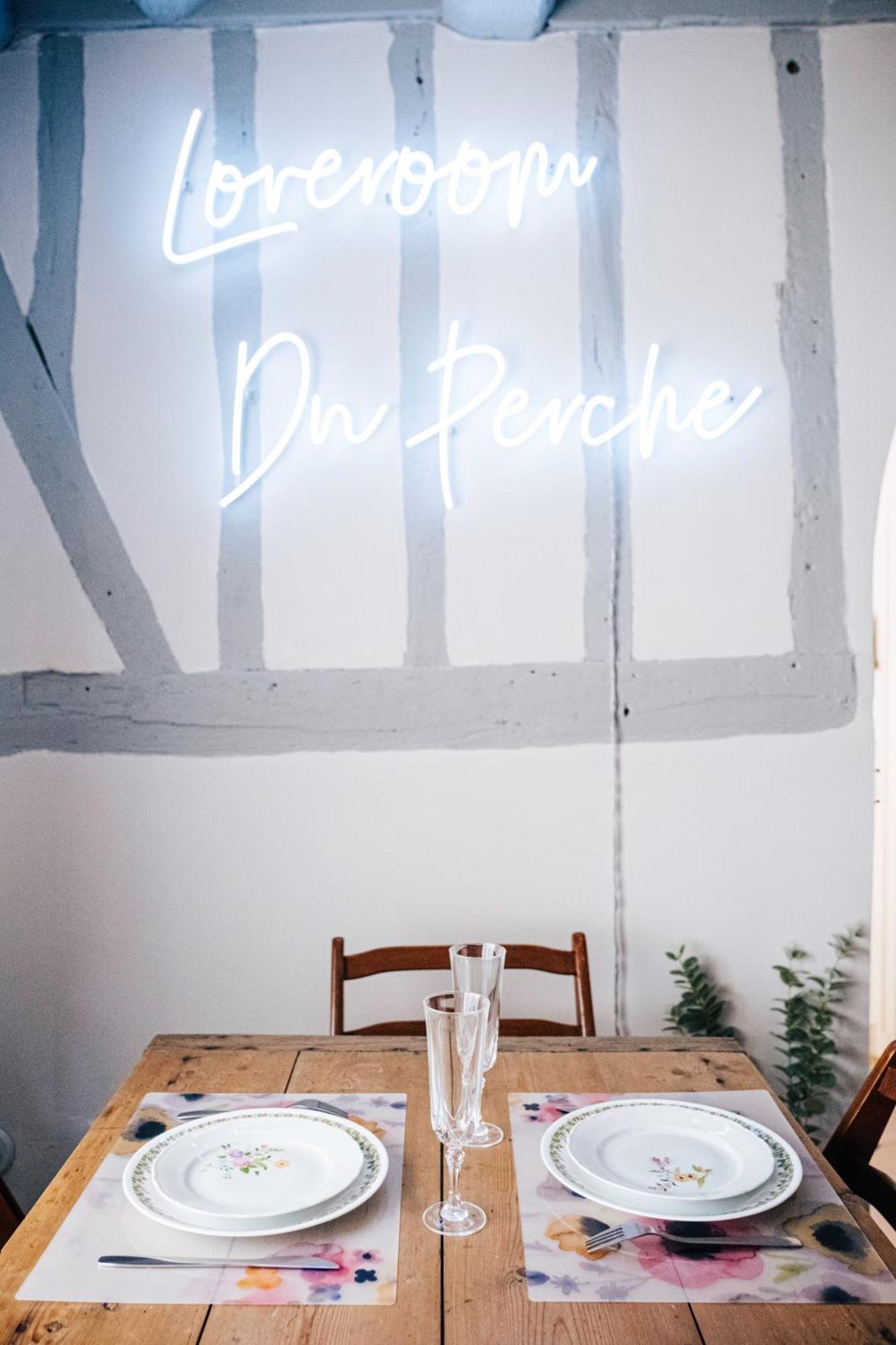 Loveroom Du Perche : Maison Avec Balneo Moulins-la-Marche Exteriér fotografie